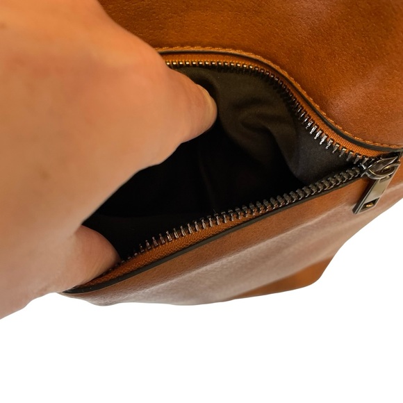 Sam & Hadley Brown Crossbody Bag with Decorative Stud and Cutout Details - Picture 6 of 15